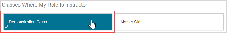 Click on one of the class names in the Class List pane